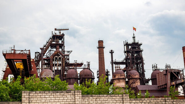 Tula, Russia - June 2015: Kosogorsk Iron and Steel Works in Tula