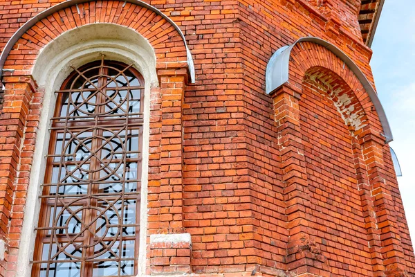 Windows Church Archangel Michael Tahun 1774 Desa Krasnoye Distrik Borovsky — Stok Foto