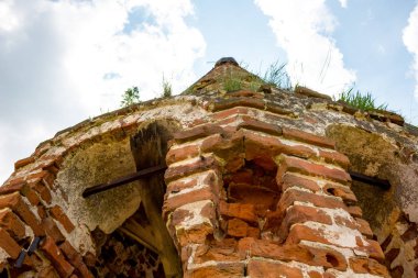 Harabeler, çadır Kilisesi, St John Evangelist, Fyodorovsky 18. yüzyılda. Zhukovsky District, Kaluzhskaya Region, Rusya Federasyonu