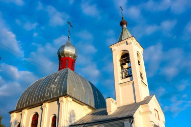 Zhukov, Rusya - Haziran 2016: Simge Tanrı ve St. George Victorious Zhukovsky bölgesi, Kaluzhskiy bölgesi anası Vladimir onuruna tapınağın