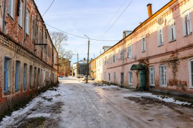 Borovsk, Rusya - Kasım 2016: Street Borovsk 