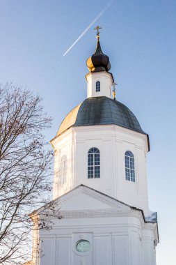 Boris Kilisesi ve Belkino 18. yüzyılda Gleb. OBNINSK, Rusya Federasyonu