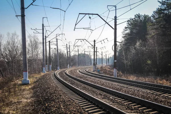 นทางรถไฟท ยวท — ภาพถ่ายสต็อก