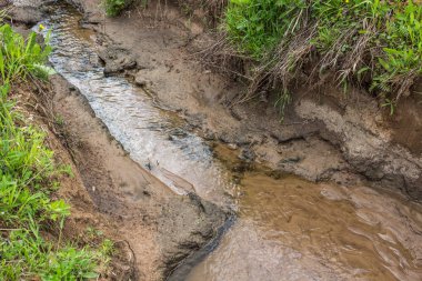 Bir akarsu ile hendek