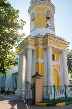 Petrovsky, Rusya - Ağustos 2017: Peter Kilisesi, Metropolitan Moskovskogo, Petrovsky-Knyazishchevo. Moscow Region, Rusya Federasyonu