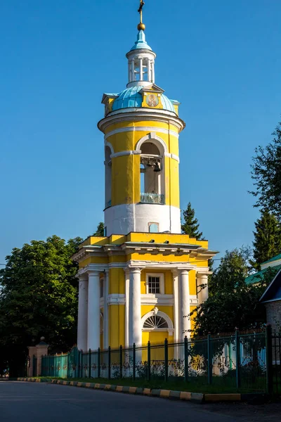 Petrovskoe Russia Aug 2017 Menara Lonceng Gereja Peter Metropolitan Tahun — Stok Foto