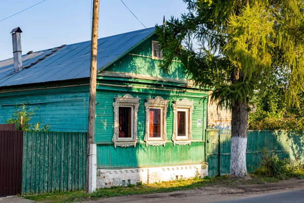 Borovsk Rusya Eylül 2017 Kent Sokakları Evleri Borovsk Tarihi Binalar — Stok fotoğraf