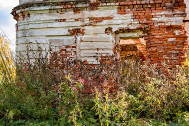 18. yüzyıl, yıkık bir manor dışarıda mahveder. Belkino, Rusya Federasyonu