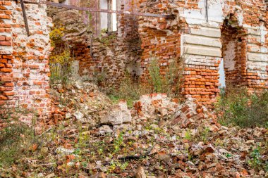 18. yüzyıl, yıkık bir manor dışarıda mahveder. Belkino, Rusya Federasyonu