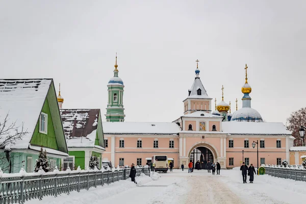 Kozelsk Rusia Enero 2019 Monasterio Optina Pustin Región Kaluzhskiy Rusia — Foto de Stock