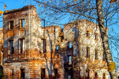Eski bir manor, ısmarlayarak kalıntıları. OBNINSK, Belkino, Rusya Federasyonu