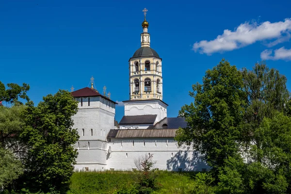 Utsikt Över Gamla Pafnutevo Borovsky Kloster Borovsk Ryssland Juni 2019 — Stockfoto