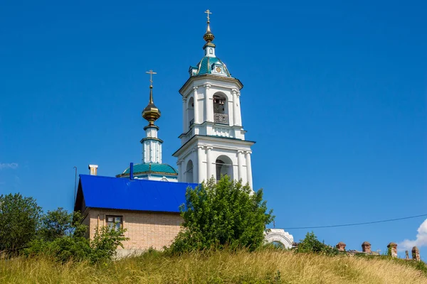 Church Nativity Blessed Virgin 18Th Century Village Roshcha Borovsk Russia — Stock Photo, Image