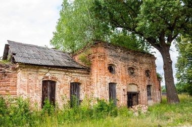 Kaluga yakınlarındaki emlak Gorodnya (Galiçya soylular) Kutsanmış Meryem Varsayımı Kilisesi. Ferzikovsky District, Kaluzhskiy region, Rusya Federasyonu - Temmuz 2019