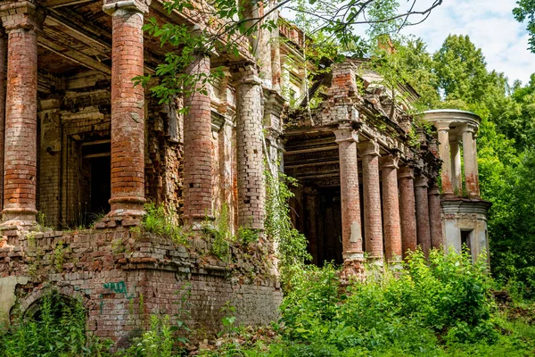 Colonnade Southern Facade Yaroshenko Palace End 19Th Century Estate Stepanovskoe — Stock Photo, Image