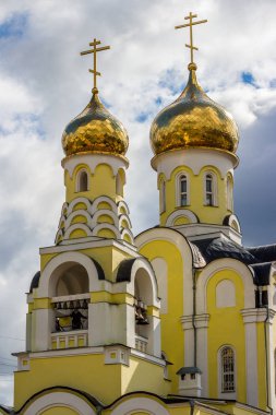 Obninsk, Rusya - Temmuz 2019: Obninsk Mesih'in Doğuşu onuruna Kilise