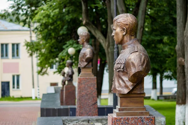 Schukow Gebiet Kaluschskij Russland Juni 2020 Heldenallee Des Großen Vaterländischen — Stockfoto