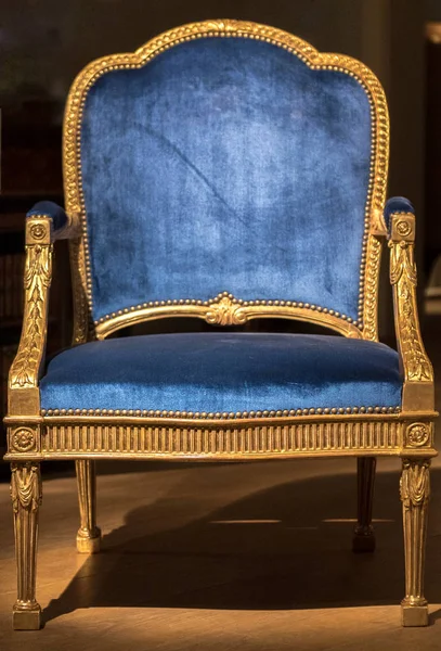 Majestic Throne Chair Stock Photo