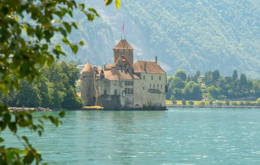 Chillon Şatosu, İsviçre, Montreux. Göle bak.. 