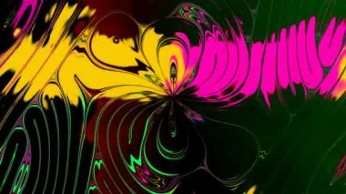 Değişen çiçek 2 Özet. Çiçek şekli ve parlak doygun renkler sürekli olarak değişir. Yavaş yavaş döner ve koyu arka plan üzerinde titreşen.