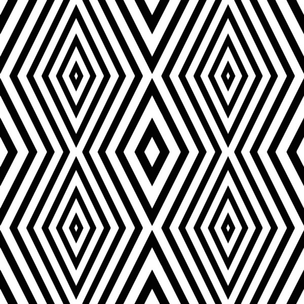 古典的な黒と白のシームレスな幾何学的ベクトルパターンの背景. — ストックベクタ