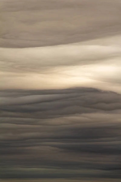 Nuvens Místicas Como Desenhado Norilsk Setembro 2018 — Fotografia de Stock