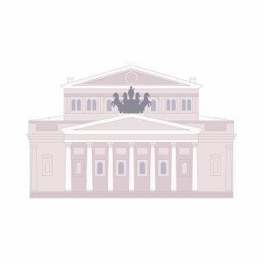 Grand tiyatro vektör çizim
