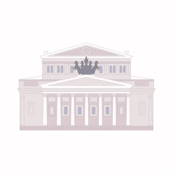 Illustrazione Vettoriale Del Gran Teatro — Vettoriale Stock