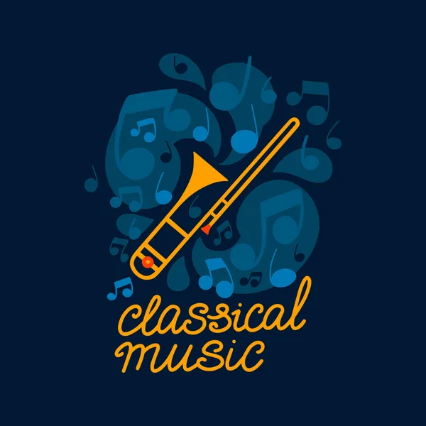 Handdrawn Illustration Music Lettering Illustrations Musical Instruments Inglés Diseño Póster — Archivo Imágenes Vectoriales