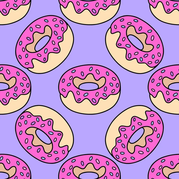 Cupcake vektör Seamless Modeli