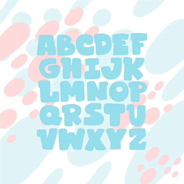 Alphabet Vectoriel Dessiné Main — Image vectorielle