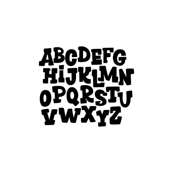 手描きの背景のアルファベット — ストックベクタ