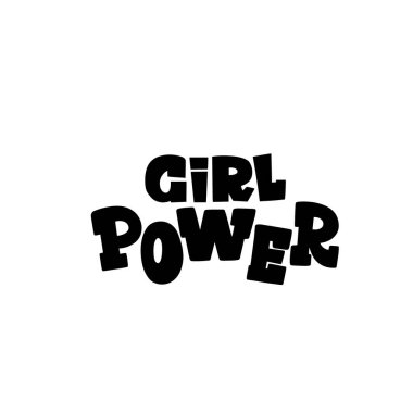 Resimde yazı el yazısı. Kadınlar güç ve feminizm Tema