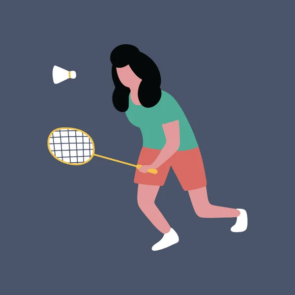 Badminton. —  Vetores de Stock