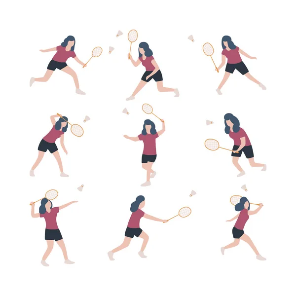 Badminton — Image vectorielle