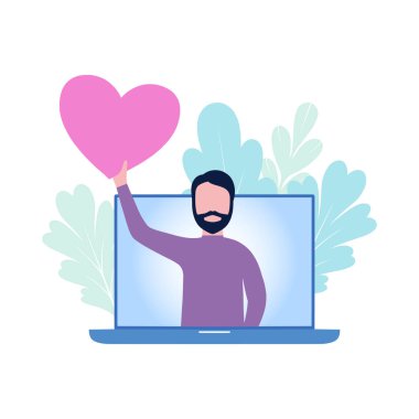 Web sitesi arayüzü için istek listesi çizimi. Düz bir şekilde vektör illüstrasyonu.