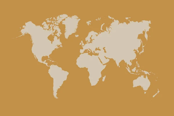 Παγκόσμιος Χάρτης Φόντο Απλό Σχεδιασμό — Διανυσματικό Αρχείο