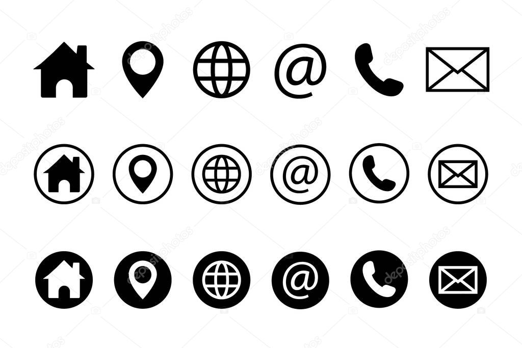 Web icon set. Website set icon vector. for computer and mobile