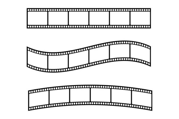 Vektor Leerer Kinofilm Streifen — Stockvektor