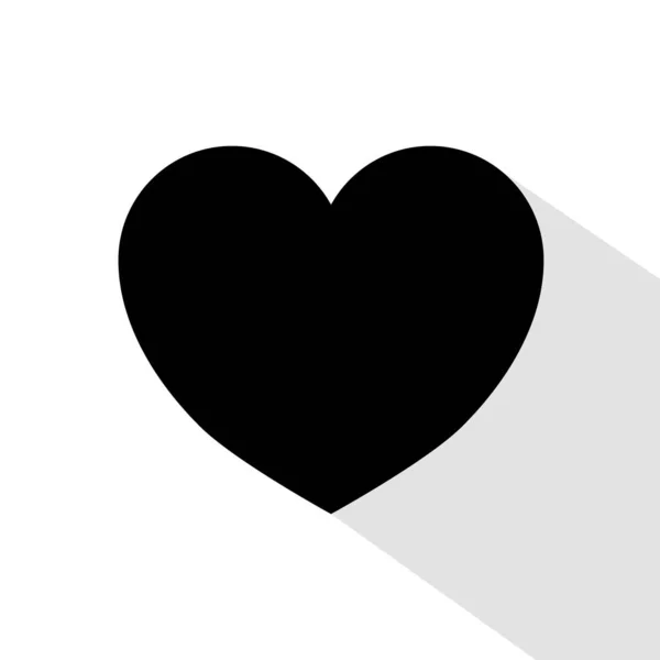 Vector de iconos del corazón. Símbolo de amor. San Valentín signo, emblema — Vector de stock