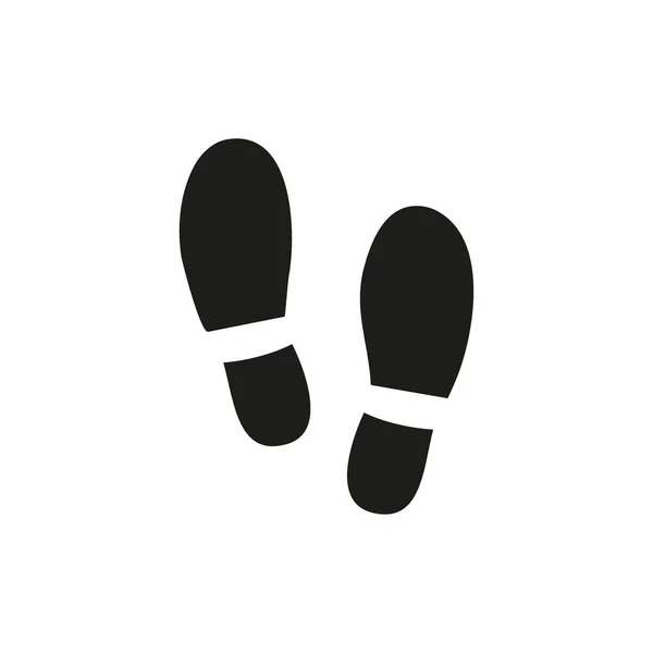 Solas de impressão sapatos em branco — Vetor de Stock