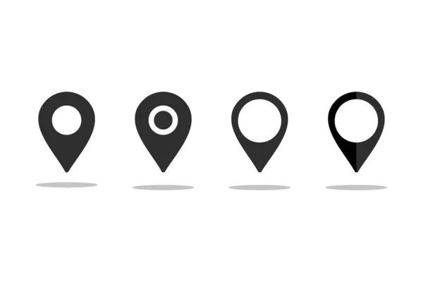 Map Pointer Icon Set Gps Location Icon — Stock Vector