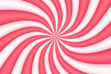 Çilek Şekeri Özgeçmişi. Vektör İllüstrasyonu