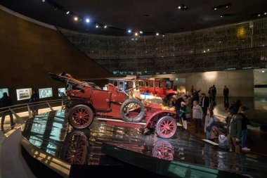 Stuttgart, Almanya - 30 Aralık 2018: İç Müzesi 