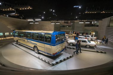 Stuttgart, Almanya - 30 Aralık 2018: İç Müzesi 