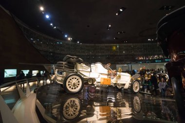 Stuttgart, Almanya - 30 Aralık 2018: İç Müzesi 