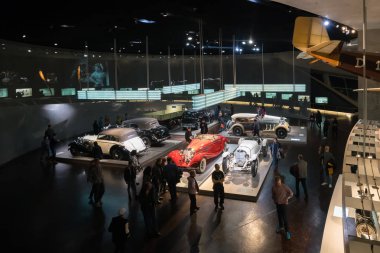 Stuttgart, Almanya - 30 Aralık 2018: İç Müzesi 