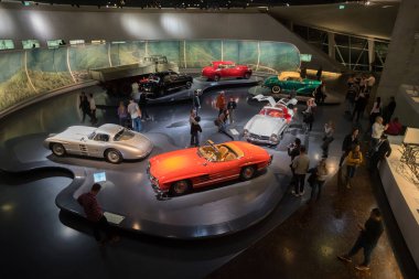 Stuttgart, Almanya - 30 Aralık 2018: İç Müzesi 