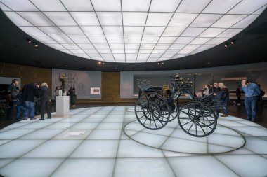 Stuttgart, Almanya - 30 Aralık 2018: İç Müzesi 