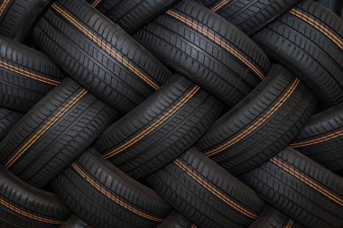 Moskova, Rusya - 14 Ocak 2019: Kış araba lastik markası th